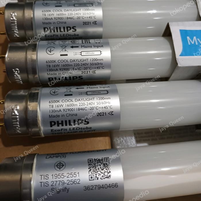 Melayani Faktur Pajak Philips Ecofit Led Tube 16 Watt/Tl Led Ecofit Philips 16 Wat Putih