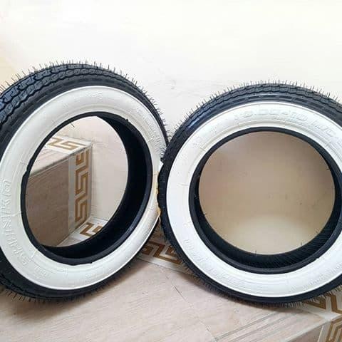 Ban vespa shinko whitewall ring 10 ukuran 3.00 bkn michelin pirelli