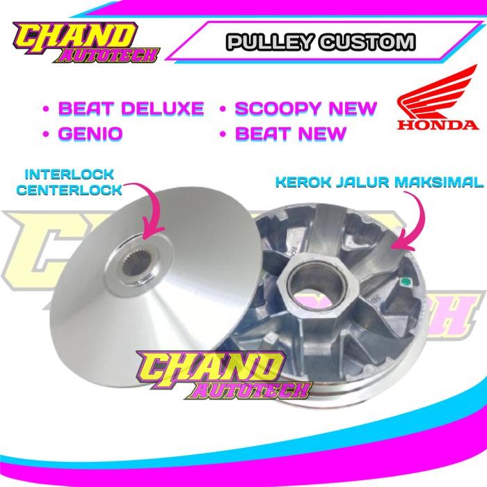 Pulley Custom Beat Deluxe Genio Scoopy 2021 Beat Esp 2020
