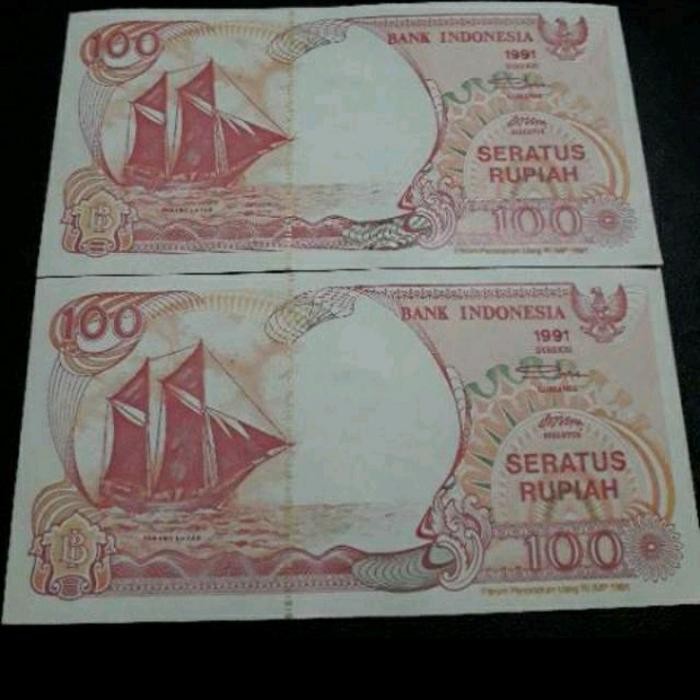 irin- Uang Kuno 100 Rupiah Prahu Layar 1991