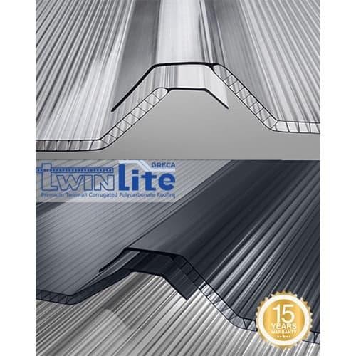 Twinlite Greca Ori 4 Meter Atap Kanopi Genteng Polycarbonate Pvc 6Mm