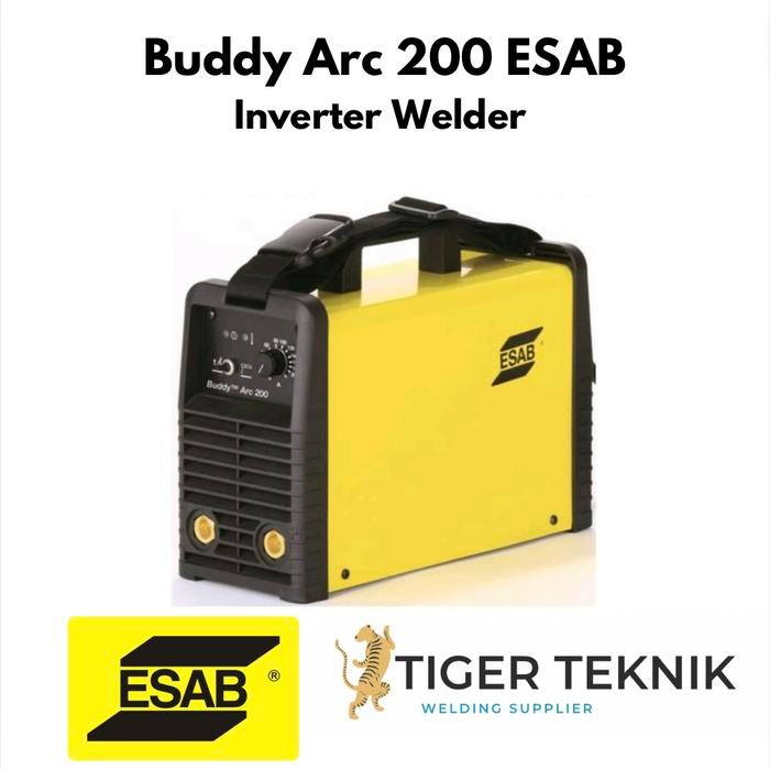 Terbaik Esab - Buddy Arc 200 Inverter / Mesin Las Arc / Mma Stick Terlariss 