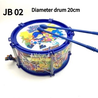 Mainan Murah Medan - Mainan Gendang Drum Anak 20cm Mainan Band Musik Mainan Drum Murah
