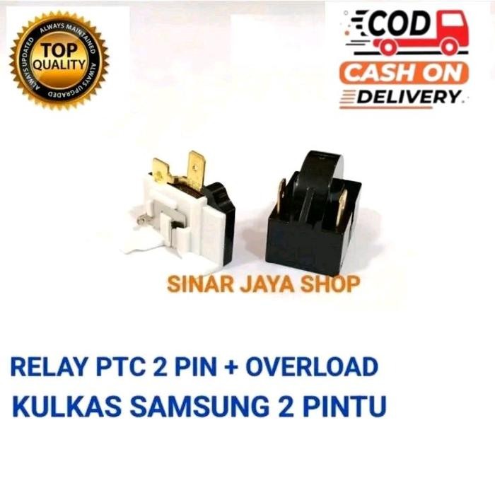 Relay + Ptc Overload Kulkas [ Samsung ] 2 Pintu