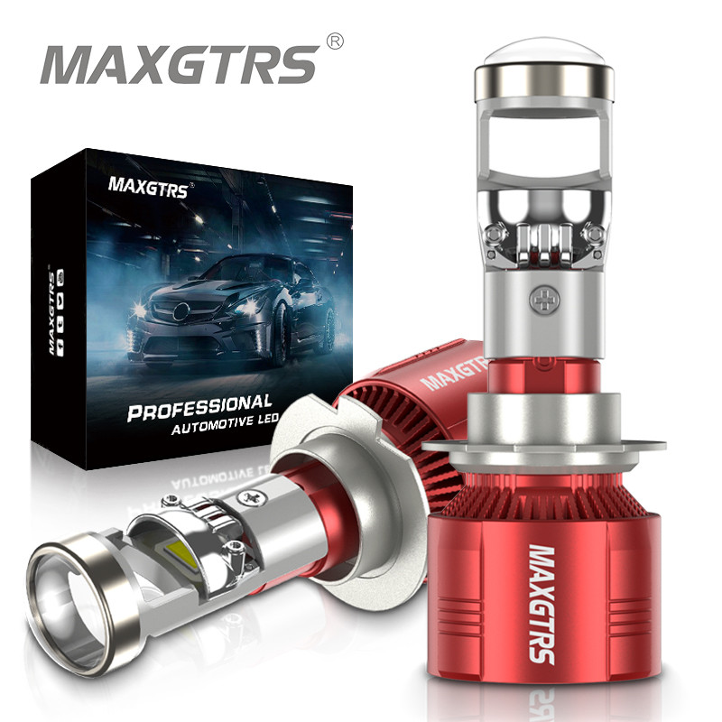 2x H7 Led Projector Lens H8 H11 9005 HB3 9006 HB4 9012 Hir2 Car