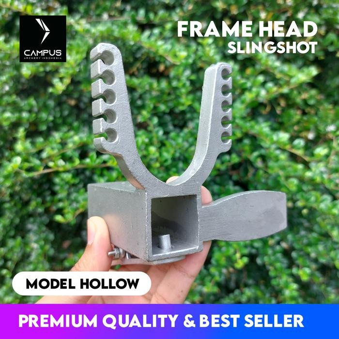 q9v5- Frame Head Slingshot Rifle Model Hollow Kepala Ketapel Laras Panjang