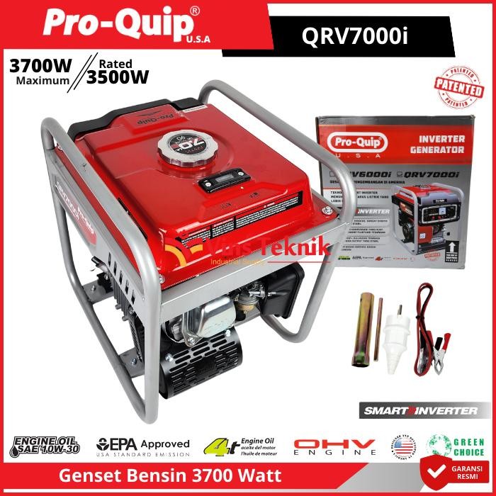 Hemat Proquip Qrv7000I Qrv 7000 Mesin Genset Listrik Genset Bensin Gasoline Generator Genset