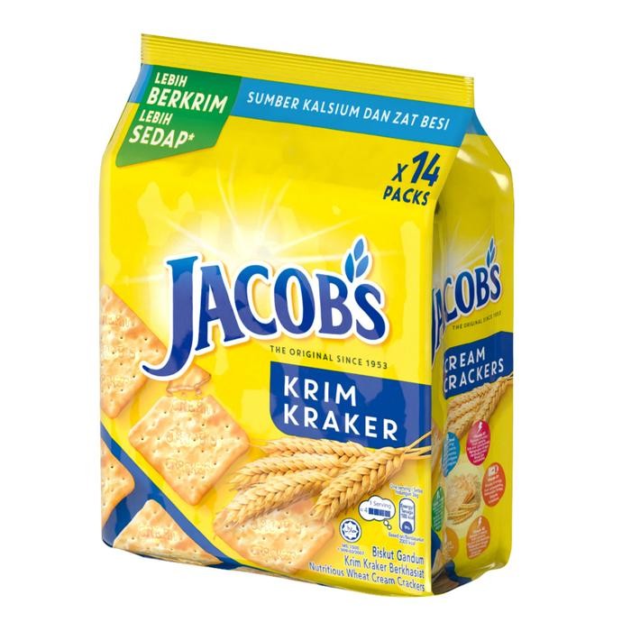 ORIGINAL Biskuit Jacobs Jacob's original kaleng Cream Cracker 750 gr malaysia