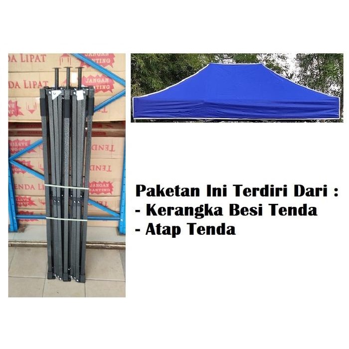 Tenda Lipat 3x6 Besi Petak