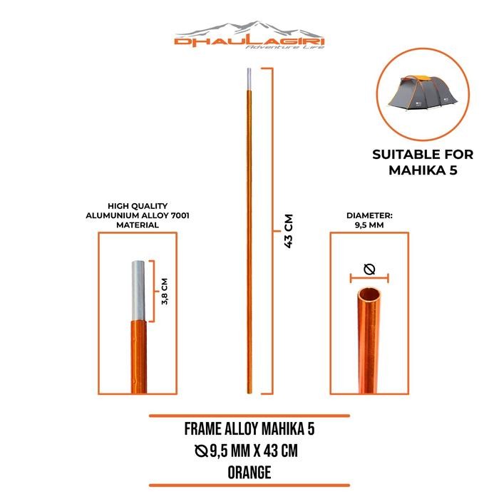 Frame Alloy Tenda Mahika 5 / Frame Tenda Saja