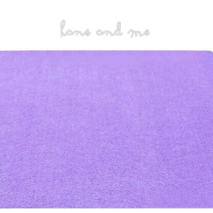 Kain Flanel Warna Ungu Muda