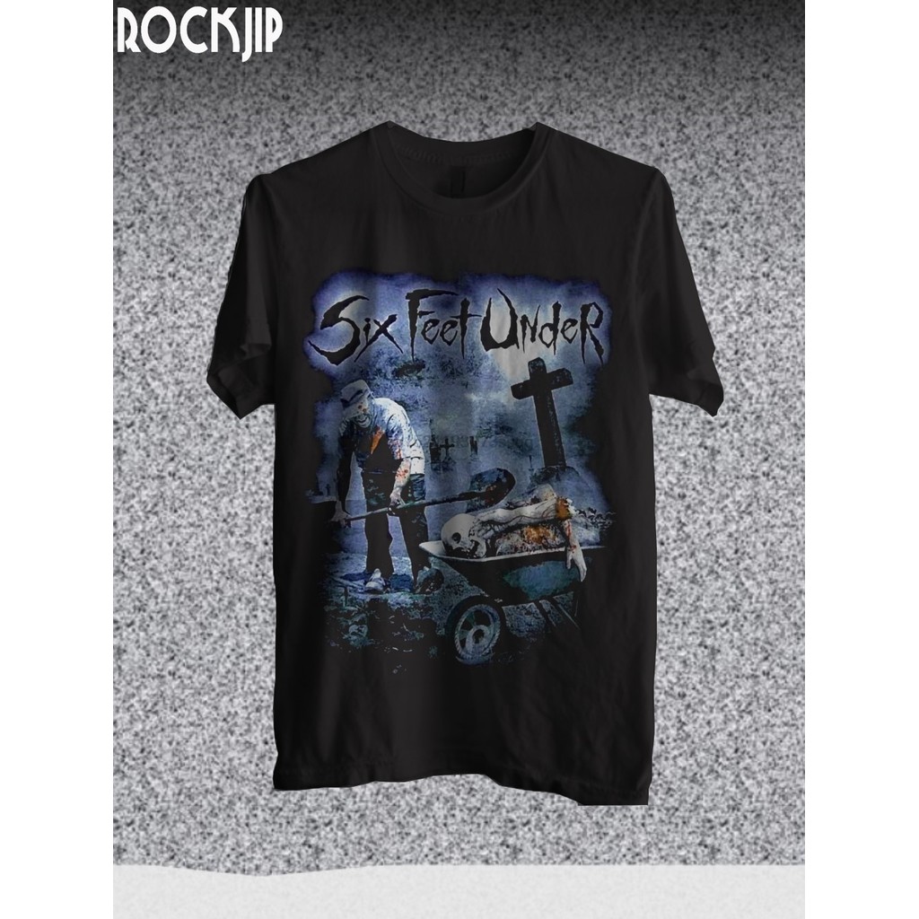 Jual Kaos Baju Distro Musik Band Rock Punk Indie Metal Pria Wanita Metal Six Feet Under
