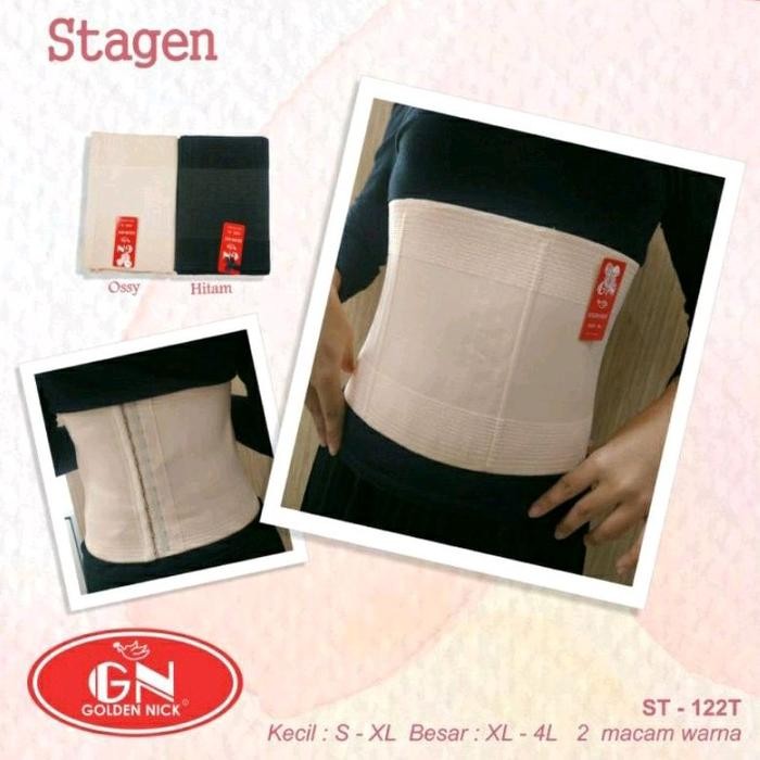 KORSET GOLDEN NICK & YUTIND - Stagen Pengecil Perut - Korset Perekat - Korset Pengait - Stagen