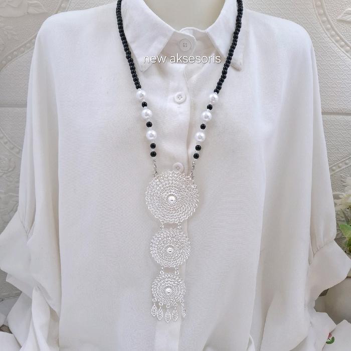 SIAPKIRIM Kalung Kebaya Etnik Bros Kutubaru Modern Pin Baju Bodo Bugis Makasar Aksess Pakaian