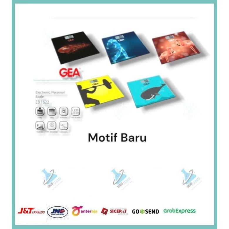 KirimInstan- Gea Eb 1622 Timbangan Badan Digital Merk Gea Motif/ Eb1622