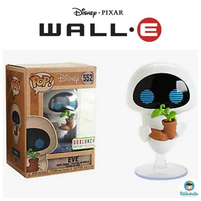 Funko POP Disney WALL-E - EVE Earth Day BOXLUNCH EXCLUSIVE STICKERED