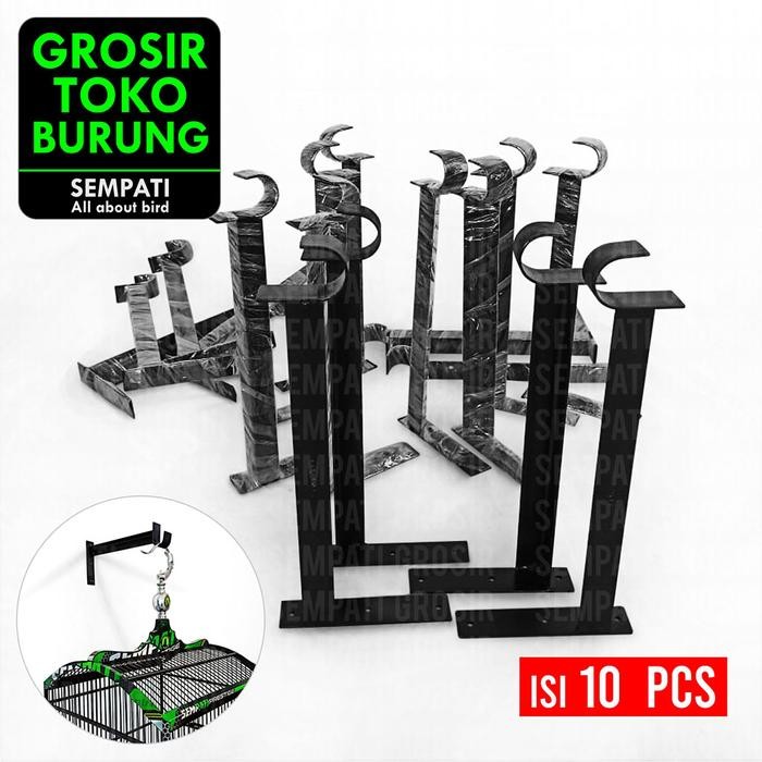 ASLI SEMPATI GROSIR Gantungan Tempel Dinding Rak Siku L Serbaguna Sempati Isi 10 Pcs Tempel Tembok