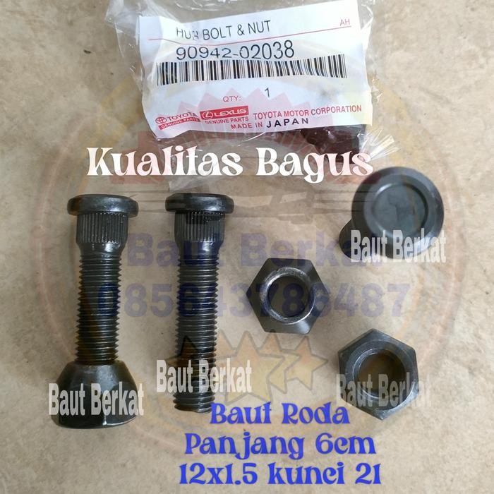 baut roda velg ban mobil toyota kijang panjang 6cm