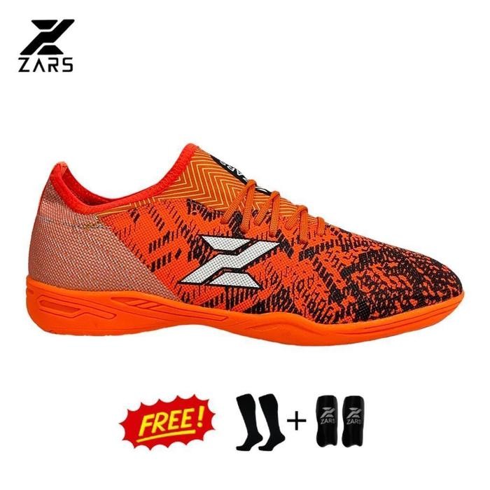 Lotto Shoe - Sepatu Futsal Nova Strike Fg Black Orange Original Sepatu Futsal Sepatu Futsal