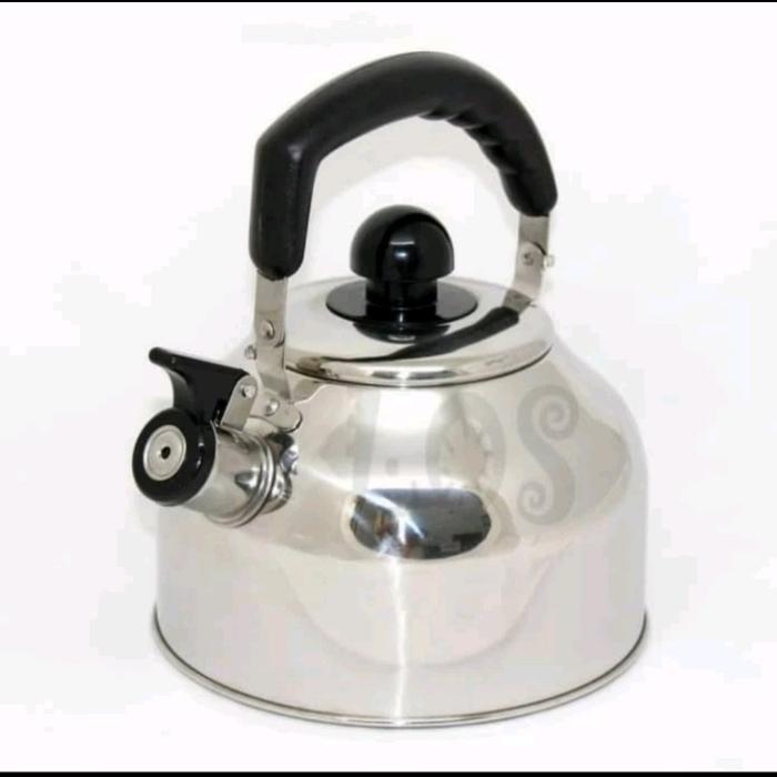 Teko Stainless Steel Corner Imperial Whistling Kettle /Teko Bunyi Siul Stainless Ceret Kettle