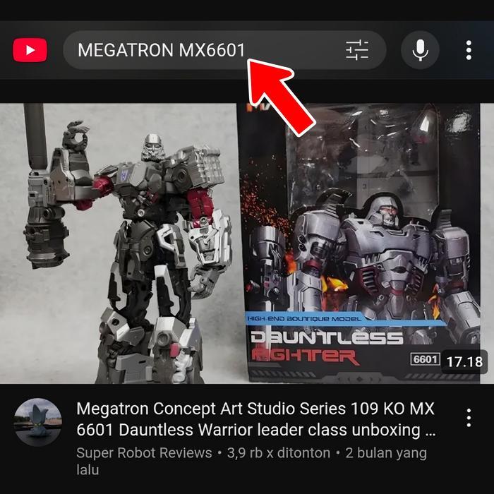 BMB MX-6601 MEGATRON K.O HASBRO STUDIO SERIES 109