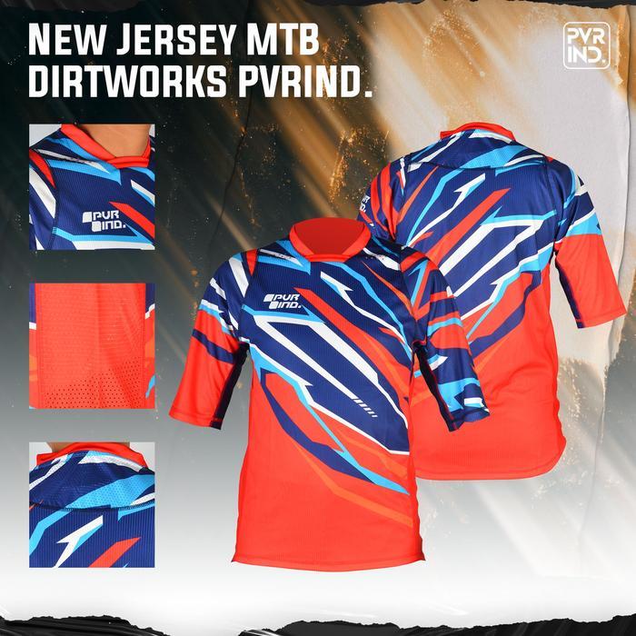 Jersey MTB Dirtyworks Series 2022 PVRIND Sepeda Gunung MTB 02