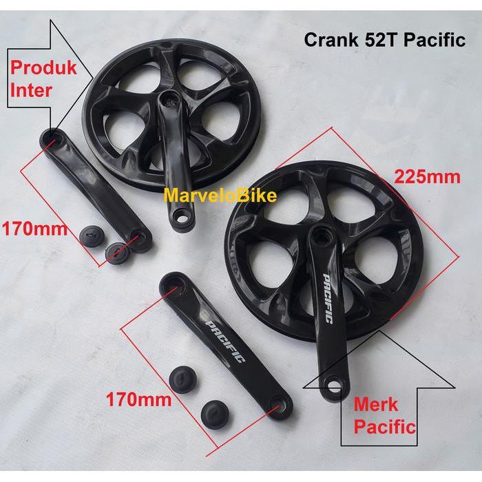 Crank Pacific 52T Single Speed Terbaru 