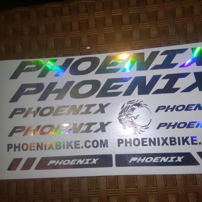 Sticker Sepeda Phoenix Hologram Terlaris