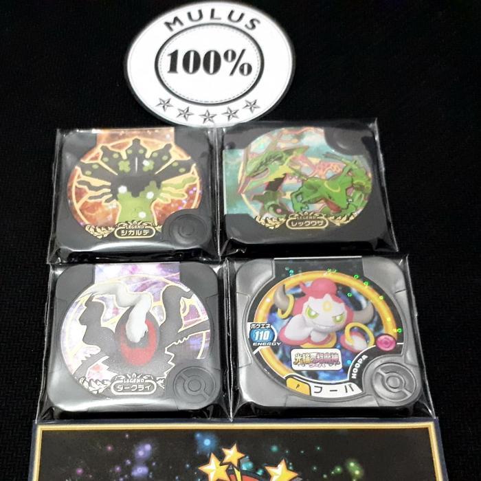 Paket Pokemon Tretta Legend Rayquaza,Darkrai,Zygarde,Special Hoopa.