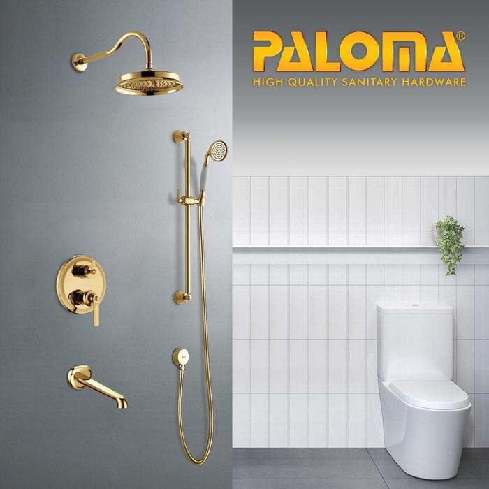 PAKET GOLD LIBERTY KERAN SHOWER MANDI SET RAIN SHOWER HAND SHOWER
