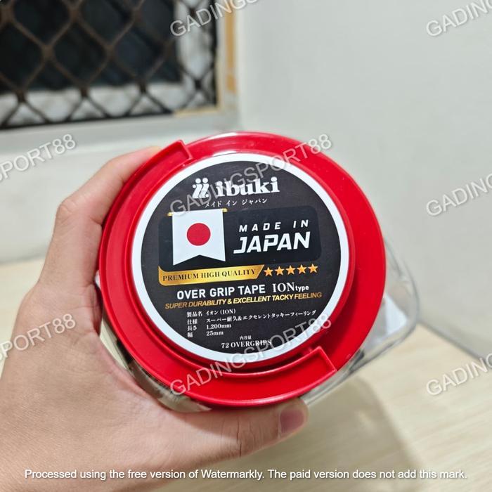 Johan Ibuki Grip Raket Original - Overgrip Raket Badminton Tenis Bulutangkis Padel - Quick Dry Qd &