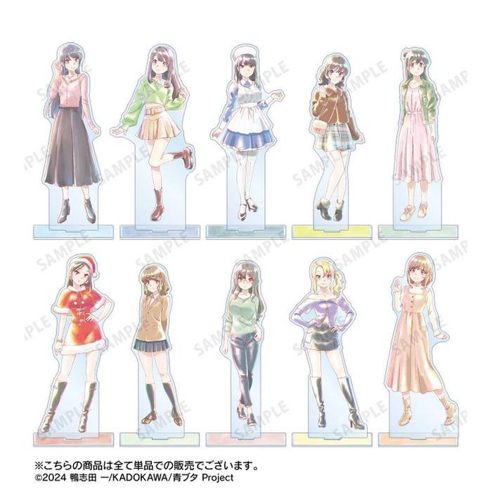 HOT SALE FUTABA RIO ANI-ART AQUA LABEL BIG ACRYLIC STAND - SEISHUN BUTA YAROU WA SANTA CLAUS NO