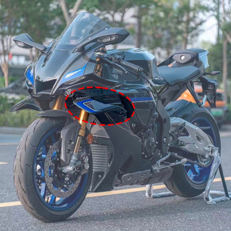 YZF-R1 FIXED WING MOTORCYCLE AERODYNAMIC WING KIT WINGLET SPOILER FAIRING FOR YAMAHA YZF R1 R1 R1M