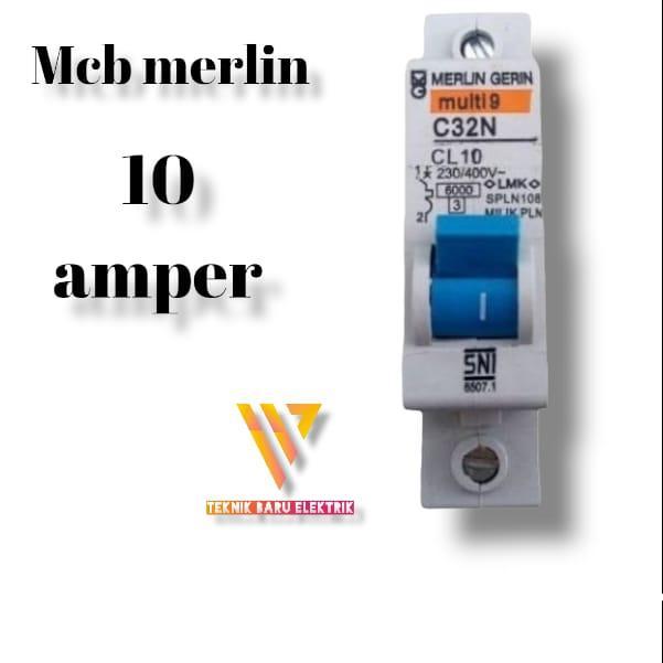 MCB MULTI9 MERLIN GERIN 10A 10 A AMPERE A PLN CL10 2200W MULTI
