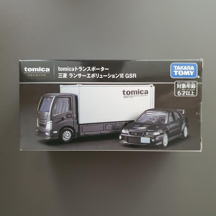 Tomica Premium Transporter Mitsubishi Lancer Evolution Evo Vi Gsr Terbaru