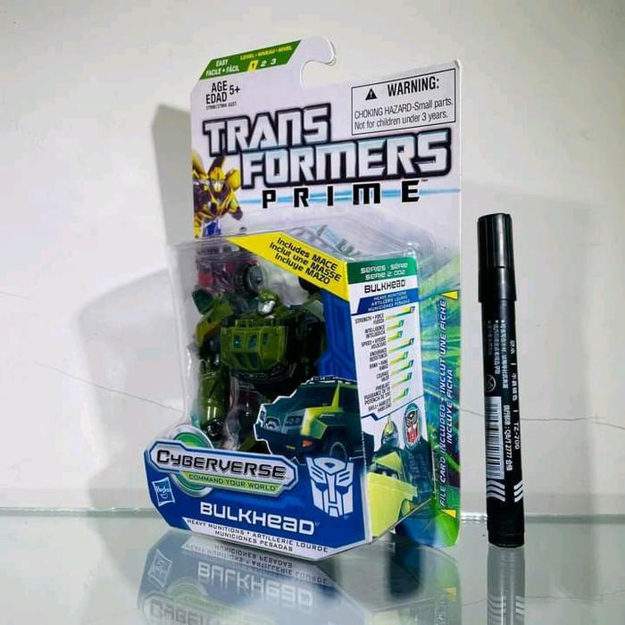 HOT SALE MAINAN TRANSFORMERS FIGURE TRANSFORMER BULKHEAD CYBERVERSE BY HASBRO ORIGINAL BISA
