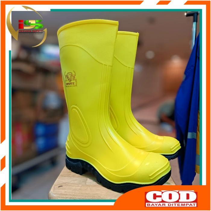 Sepatu Safety Boot Inyati Wayna / Safety Rubber Boots Kuning