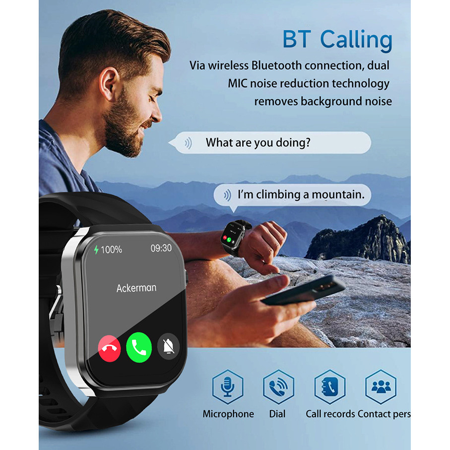 for Sony Xperia 1 VII 1 VI 10 VI 5 IV 5 V Smart Watch Men Outdoor Sport Bluetooth Calling Wristwatch