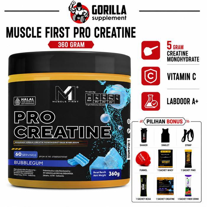 Muscle First Pro Creatine Monohydrate Pure Creatine M1 Muscle First