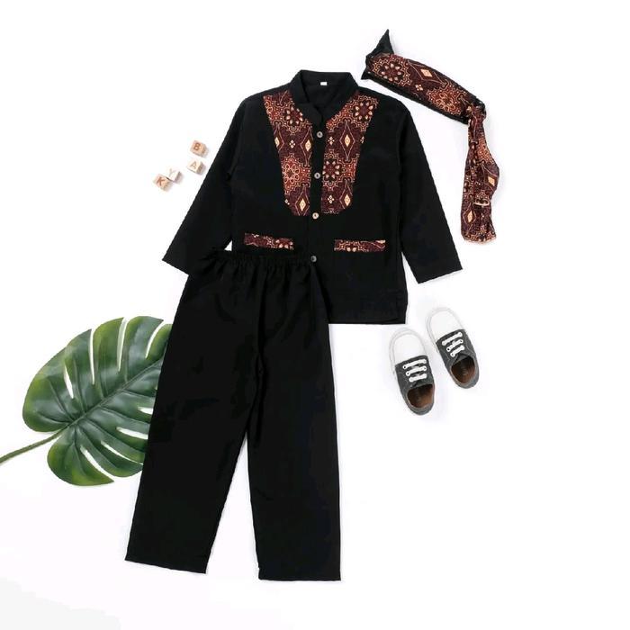 Diskon Baju Pangsi Anak Setelan Free Iket Sunda Original