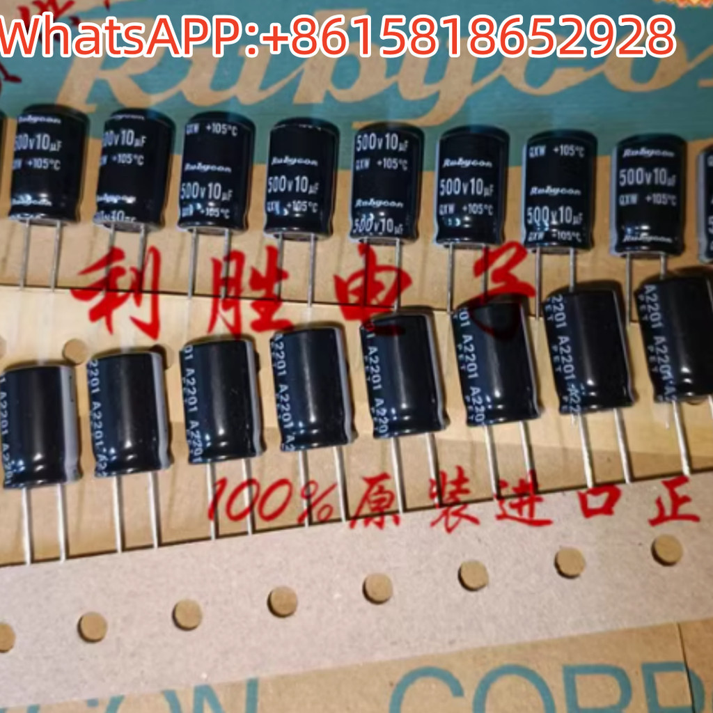 10pcs 10UF 500V Japan Ruby RUBYCON Capacitor 500V10UF 10*16 QXW 105 degrees
