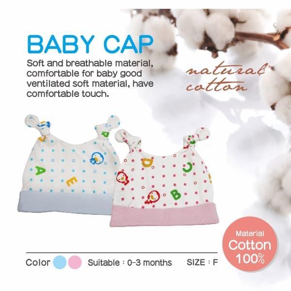 Puku Baby Cap new rn 0-3 Month - Topi Bayi 26956
