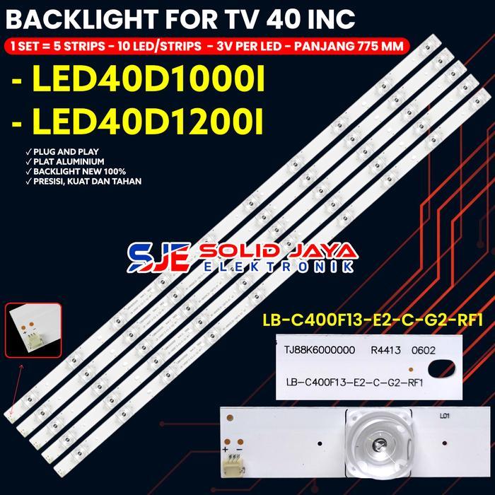 Hot Sale Backlight Tv Led 40 Inch Led40D1000 Led40D1200 40D1000 40D1200 Lampu Bl Led 40D 10K 3V