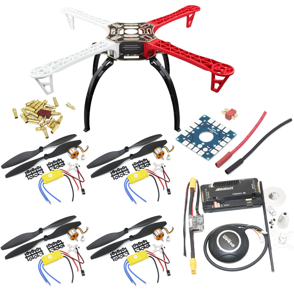 Best F450 PCB Frame Kit With XXD A2212 1000KV Motor&30A ESC&1045 Props&APM 2.8 Flight Controller&7MG