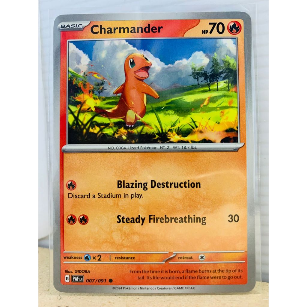 Charmander #7 Pokemon Paldean Fates
