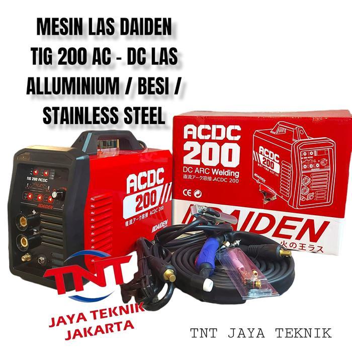 MESIN LAS ARGON TIG DAIDEN 200 AC DC TRAVO LAS DAIDEN TIG 200 ACDC