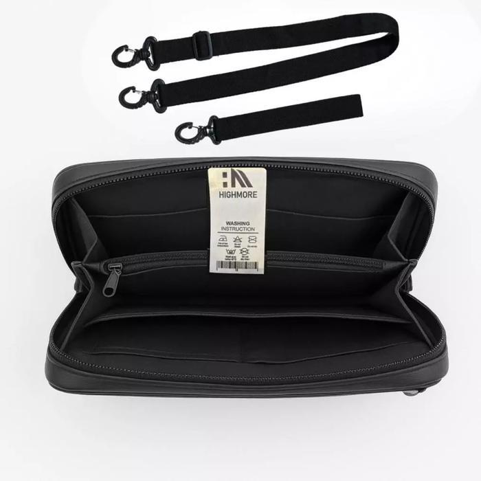 HIGHMORE HEXA Waterproof - Tas Selempang, Handbag & Clutch Original Pria Highmore Tas Pria Hitam