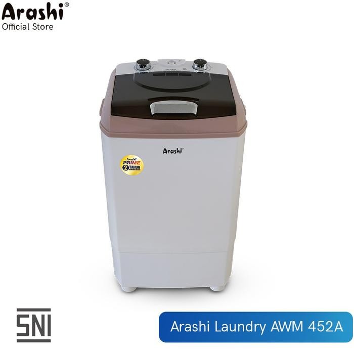 Arashi Mesin Cuci 1 Tabung Otomatis - AWM 452A