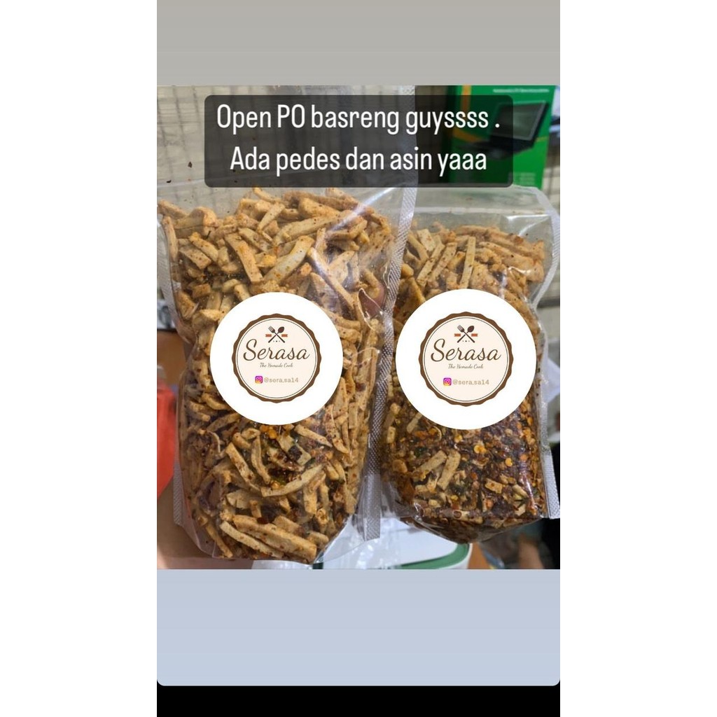 BASRENG PEDAS ASIN DAUN JERUK