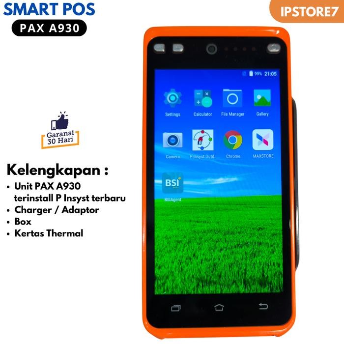 Laris Mesin Pax A930 Orange Support Spbu Pertamina Digitalisasi Terlariss 